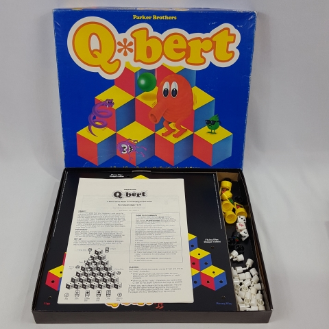 Q*Bert Vintage 1983 Board Game by Parker Brothers C7